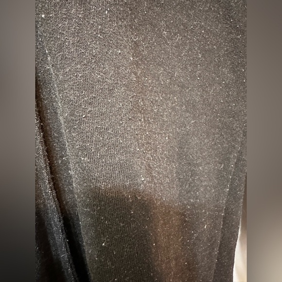 Caite Anthropologie Floral Embroidered Black Three Button Coat - Picture 9 of 12